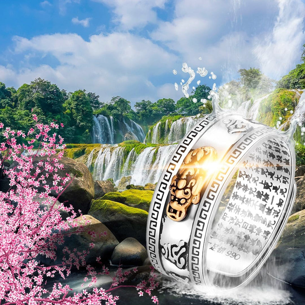 Anillo Pixiu de Plata | Aumenta tu Riqueza y Atrae Fortuna
